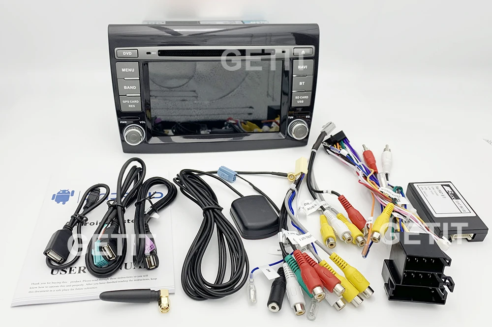 Discount Android 9 Car DVD Multimedia Player for Fiat Bravo 2007-2012 Car Radio Stereo GPS Navigation 2