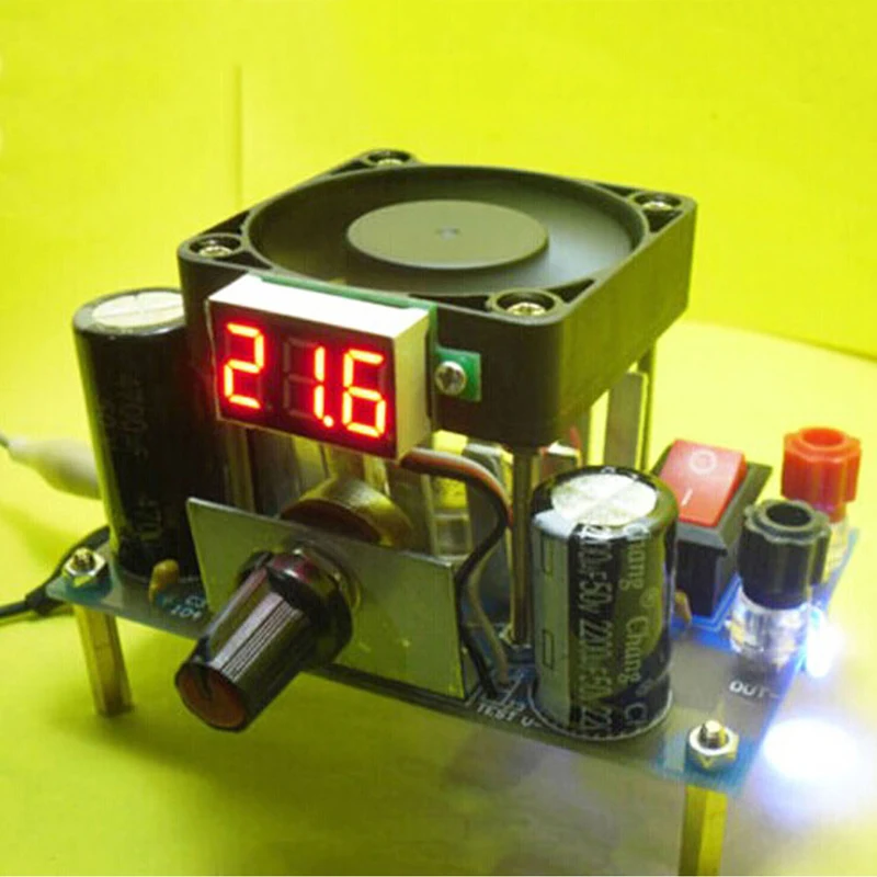 DIY LM338K 3A Step Down Power Supply Module DIY Kit for Arduino Raspberry pi Electronic DIY Kit01