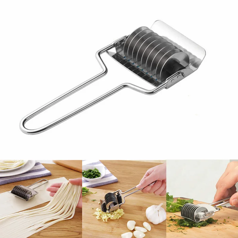 Stainless Steel Lattice Roller Docker Dough Pasta Cutter Noodle Onion