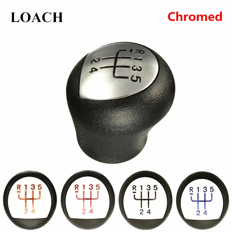Chromed 5 Speed MT Car Gear Shift Knob for Renault Megane Clio II 2 MK2 172 182 RS Sport Shifter Lever Stick Pen Head Ball POMO|Gear Shift Knob| - AliExpress