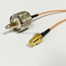 Câble de Connexion Modem Jack femelle RP-SMA vers prise mâle UHF RG316, adaptateur RF Pigtail 15CM 6 pouces