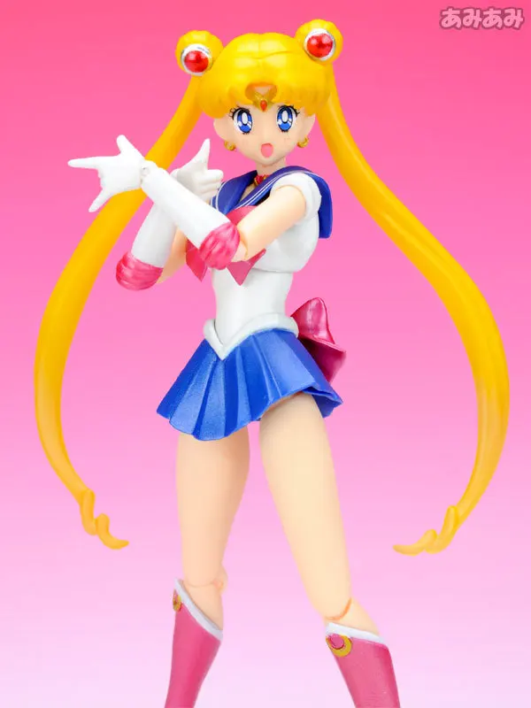 Японское аниме "Pretty Guardian Sailor Moon" Оригинальная фигурка BANDAI Tamashii нация СВЧ/S. H. Figuarts-Сейлор Мун