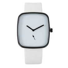 

BGG Luxury Irregular Shape men wristwatch Men's Leather Strap Quartz watches ladies Fashion Sport Watch simple female clock hour