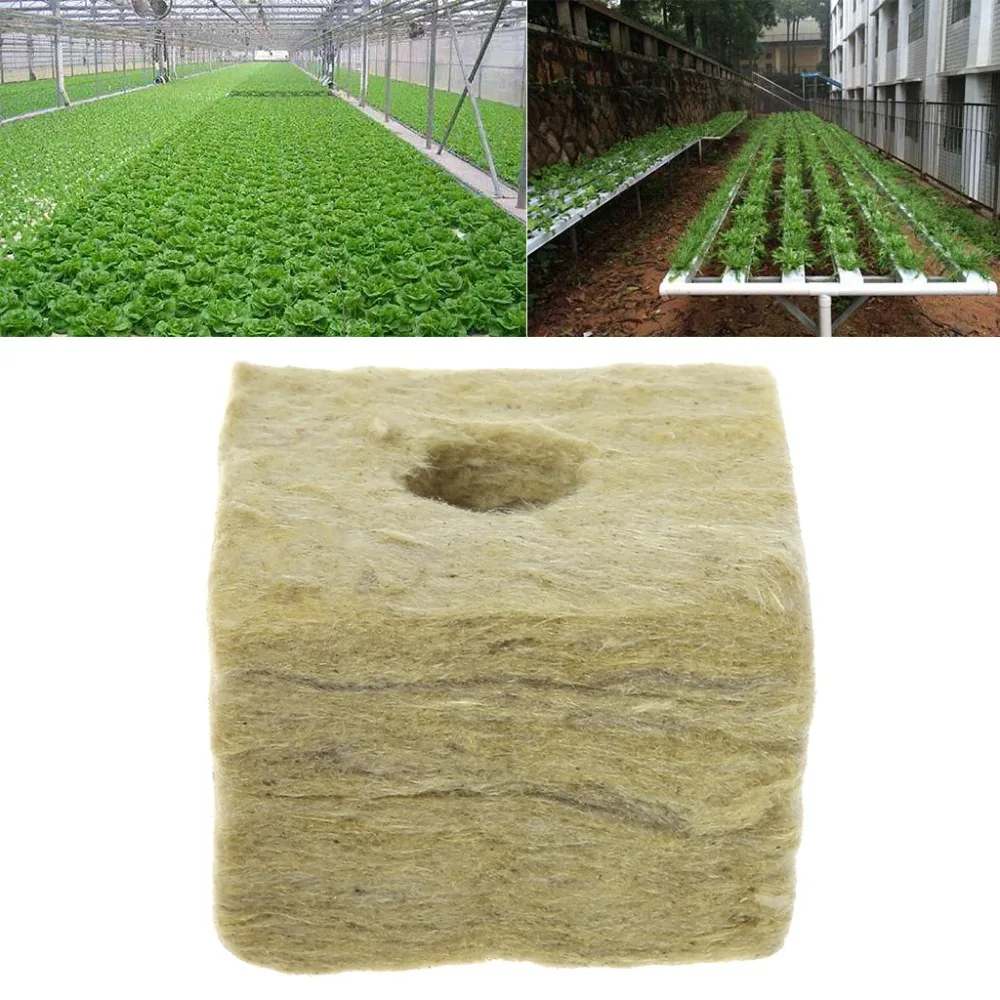 

Eco-friendly Rockwool Cubes Hydroponic Grow Media Soilless Cultivation Planting Compress Base 3/4/5/6/7.5/10cm 2Pcs/Set