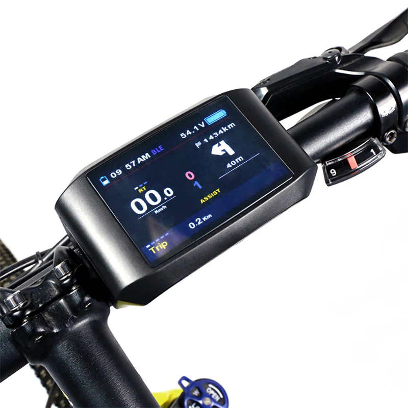 Discount Bluetooth Electric Bicycle 750C Display For BAFANG BBS BBS01 BBS02 BBS03 BBSHD Mid Drive Bike Motor Wireless Screen Support IOS 5