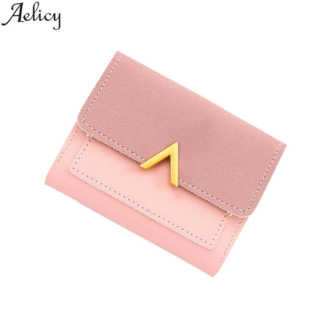 

Aelicy 2019 Fashion Mini Womens Wallets Purses Short Female Coin Purse Credit Card Holder Lady Wallets And Purses Wallet Package