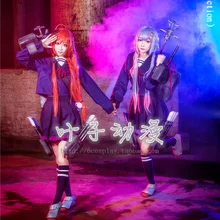 Envío libre Kantai Colección YAYOI/Uzuki Cos Anime Cosplay Del Partido Del Traje Con El Envío Calcetines