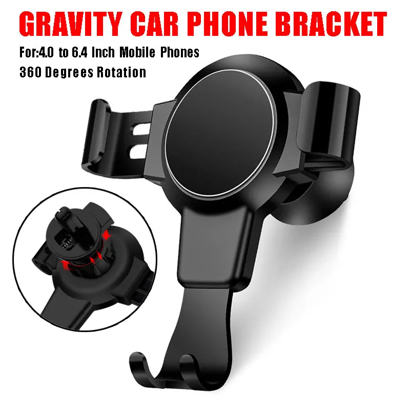 Универсальный держатель для мобильного телефона XS XR в автомобиле Air Vent Gravity держатель для телефона для Samsung Note 8 9 Автомобильный держатель для телефона