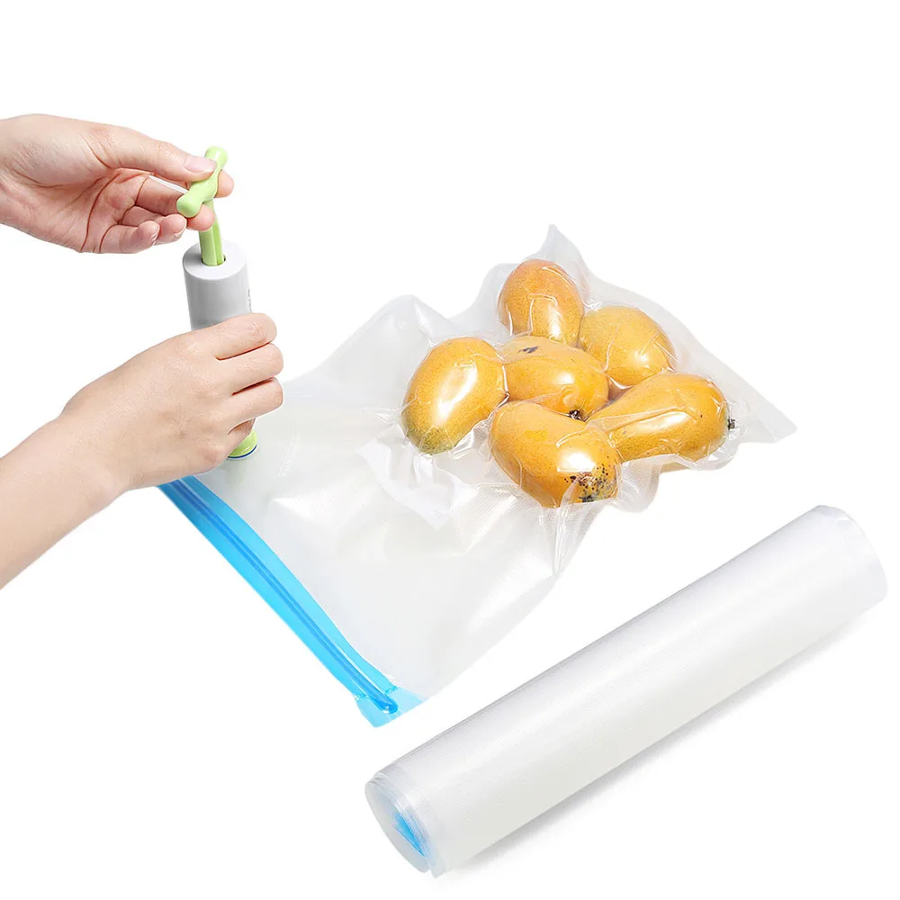 10Pcs Reusable Food Vacuum Sealed Bag Food Preservation Bags Sealer