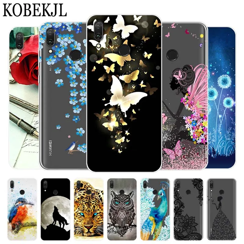 

Cartoon Case For Huawei Y7 2019 Case Silicone TPU Back Cover Phone Case For Huawei Y7 2019 Y 7 Prime Pro 2019 DUB-LX1 Case Soft
