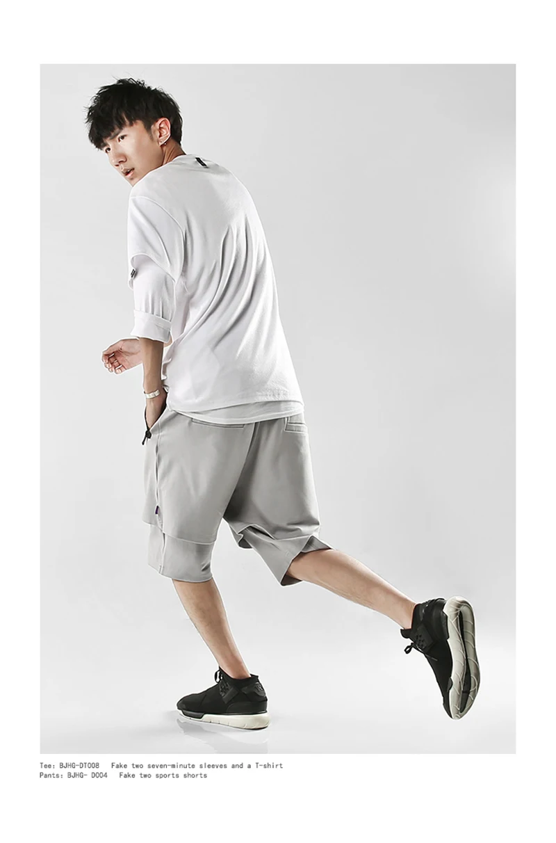 Body Engineers Baggy Mens Long Cargo Shorts Hip Hop  (4)