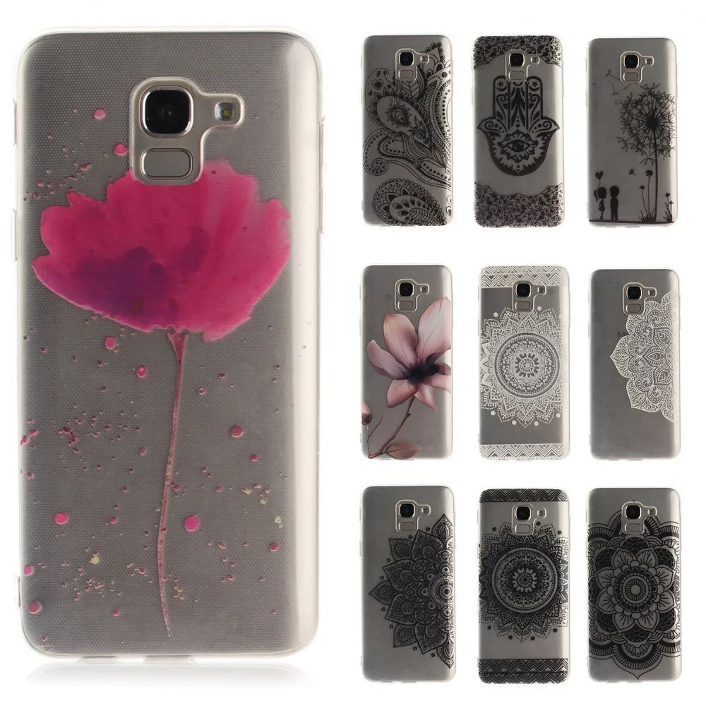 Softsell TPU FOR Samsung J330 J530 J730 CaseJ4 J6 J8 2018 Case Fashion Back Protective Phone A6 A8 S9 PLUS | Мобильные телефоны и