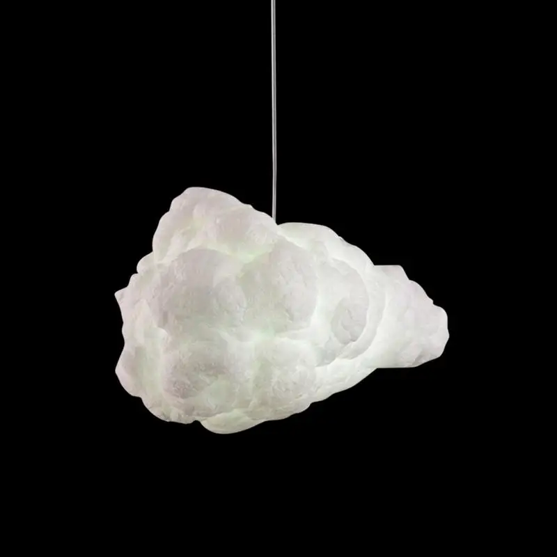 Современный Креативный Романтический подвесной светильник Белое Облако подвесной светильник мягкий плавающий хлопковый облачный подвесной светильник