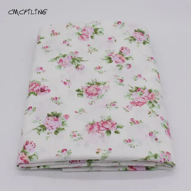 Printed Twill Cotton Fabric For Sewing Fl Tissue Baby Bedding Printed Twill Cotton Fabric For Sewing Fl Tissue Baby Bedding Sheets Sleepwear Children Dress Skirt Material