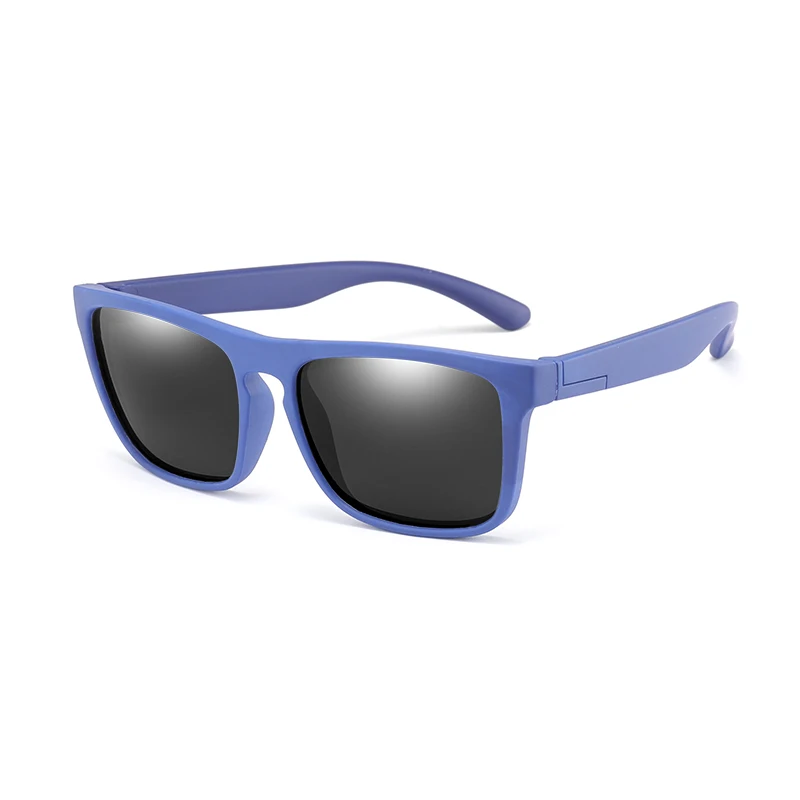 Поляризованные солнцезащитные очки для детей Резиновая Марка Детские солнцезащитные очки для девочек Дети Защита от солнца очки гибкие безопасная оправа на день рождения рождественские подарки - Цвет линз: R03-C5
