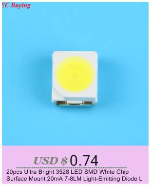 20 шт. ультра яркий 3528 светодиодный SMD RGB чип поверхностного монтажа светильник-светодиод светодиодный 1210 SMT шарик лампа светильник красочный