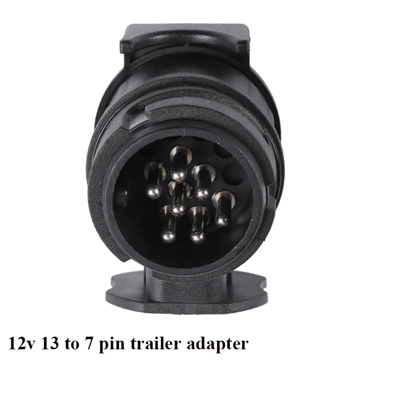 

13 Pin Caravan Plugs to 7 Pin RV Sockets Car Adapters Converters 12V Plastic Trailer Connector Adaptors