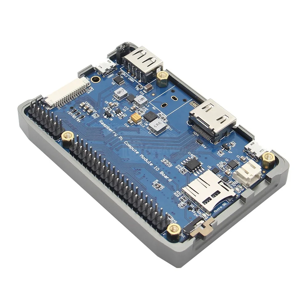 Ультратонкий чехол из алюминиевого сплава для Raspberry Pi Compute Module 3 см3/CM3L и IO Board