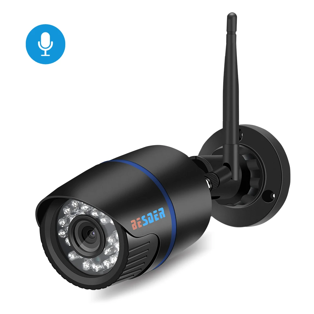 

BESDER Audio 1080P 720P Wireless IP Camera Microphone IR Wifi Surveillance Outdoor Waterproof CCTV Security IP Camera P2P CamHi