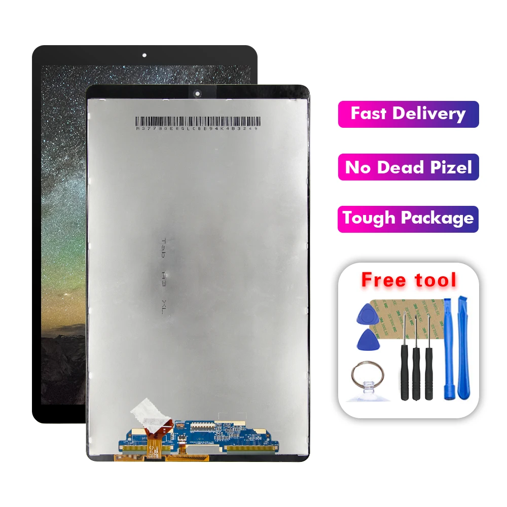 

For Samsung Galaxy Tab A 2019 SM-T510 T515 T517 LCD Display Touch Screen Digitizer Assembly + Free Tools
