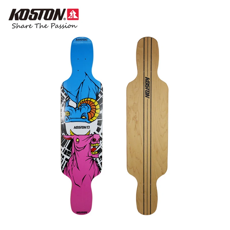 

Koston Professional Longboard Deck Carving Style 41 Inch Deck 8ply Canada Maple Hot Air Laminated Board Cruising Skateboard Deck