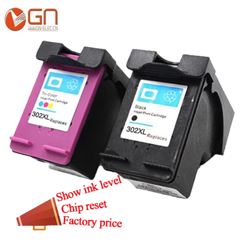 

GN 302 XL Ink for HP 302XL Ink Cartridge For HP Deskjet 2130 1112 3630 3632 Officejet 4650 4652 4655 ENVY 4516 4520 printer