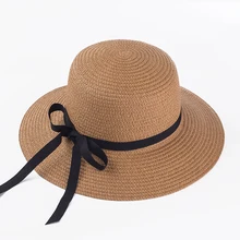 Стербаков бренд Мода широкий край пляж дамы солнце соломенная шляпа леди элегантная шляпа