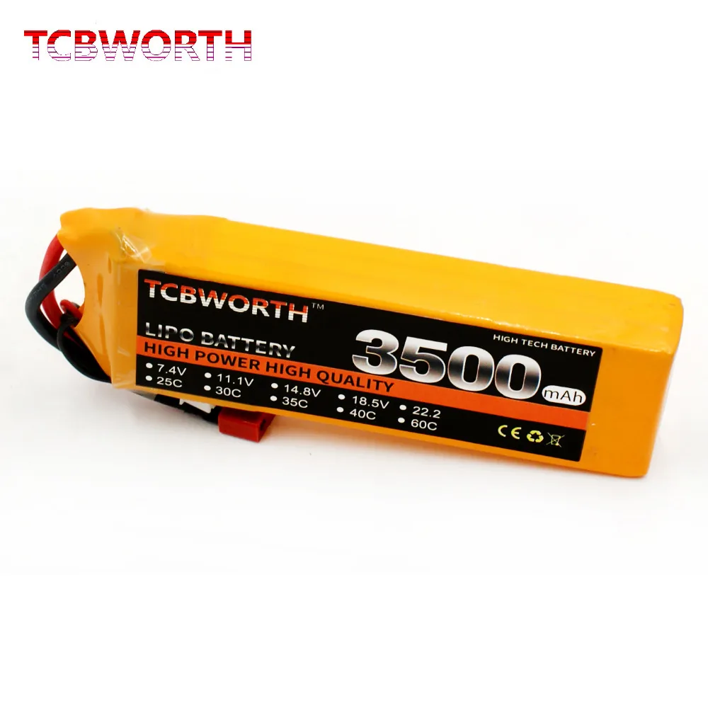 TCBWORTH 4S 14.8V 3500mAh 60C RC Drone Lipo battery For RC Airplane Quadrotor Helicopter Car Boat Li-ion battery TCBWORTH 4S 14.8V 3500mAh 60C RC Drone Lipo battery For RC Airplane Quadrotor Helicopter Car Boat Li-ion battery