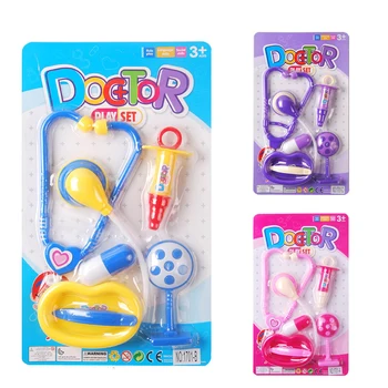 

6pcs/Set Doctor Toys For Kids Simulation Stethoscopes Baby Boys Girls Pretend Play Doctor Game Children Science Syringe Toy