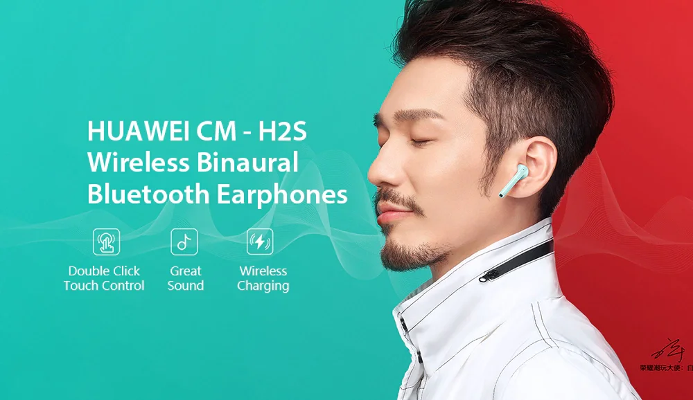 Оригинальные наушники HUAWEI Honor FlyPods CM-H2S Bluetooth наушники с сенсорным управлением