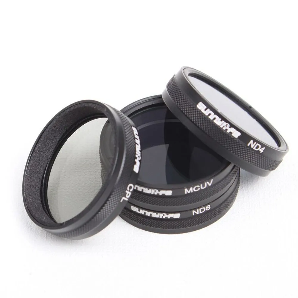 For DJI Phantom 3 / 4 Accessories ND4 / ND8 / MCUV / CPL Lens Filter For Phantom 4 Phantom 3 ProfessionalAdvancedStandard