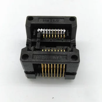 

SOP16 SOIC16 SO16 Burn in Socket Pitch 1.27mm IC Body Width 5.4mm 209mil ots16(20)-1.27-01 Flash Chip Test Socket Adapter
