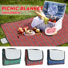 1,5x2 м одеяло для пикника, пляжный коврик, ткань Оксфорд, складной матрас для кемпинга, Детское покрывало для пикника на природе, водонепроницаемый коврик