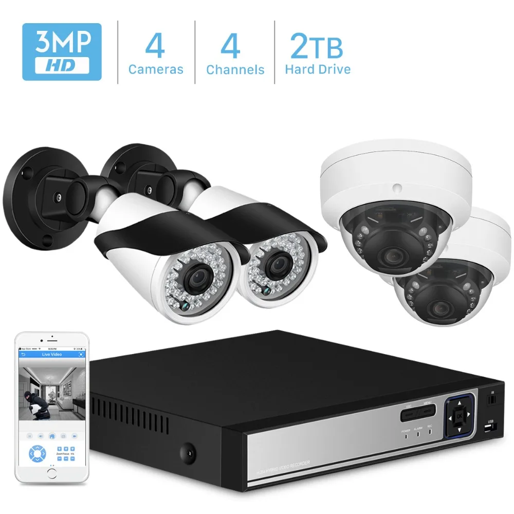 

8CH 5.0MP POE NVR Kit Security Camera CCTV System Ourdoor 2.0MP Indoor Bullet IP Dome Camera P2P 3.0MP Video Surveillance Set