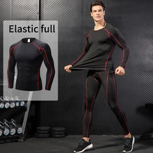 Новинка, быстросохнущие компрессионные футболки, трико для фитнеса, футболки для бега, спортивная одежда для спортзала, баскетбола, мужская рубашка, бодибилдинг, Рашгард