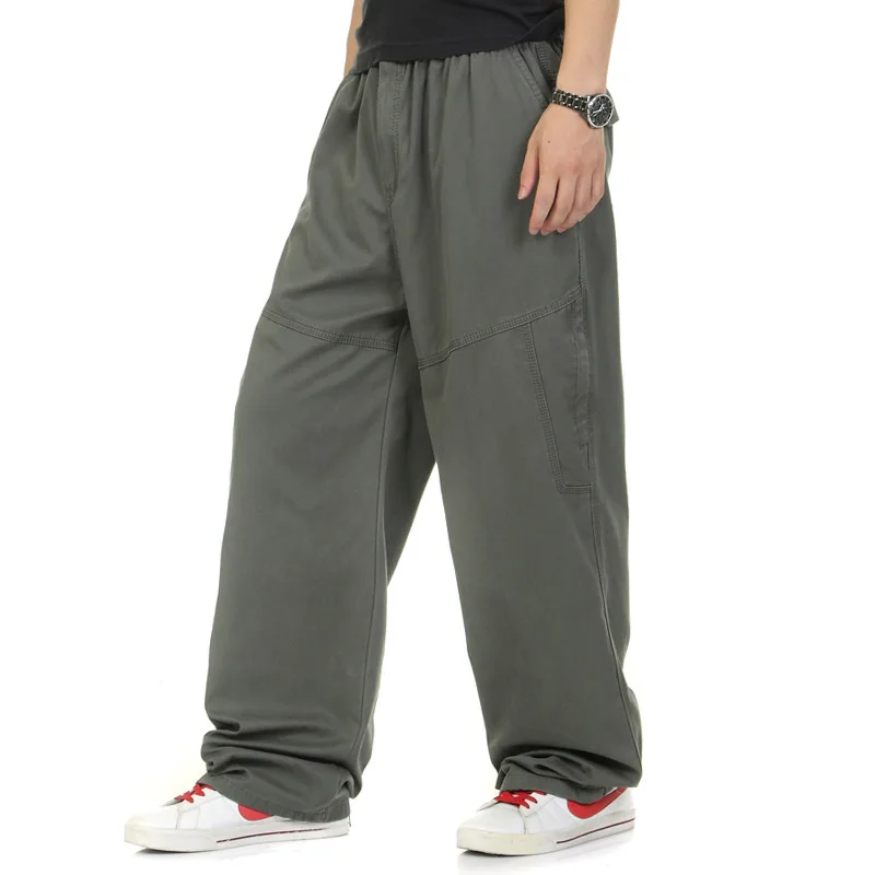 

Men's Trousers Autumn and Winter Bags Thicken Increased Cotton Pants Outdoor Sports Pants