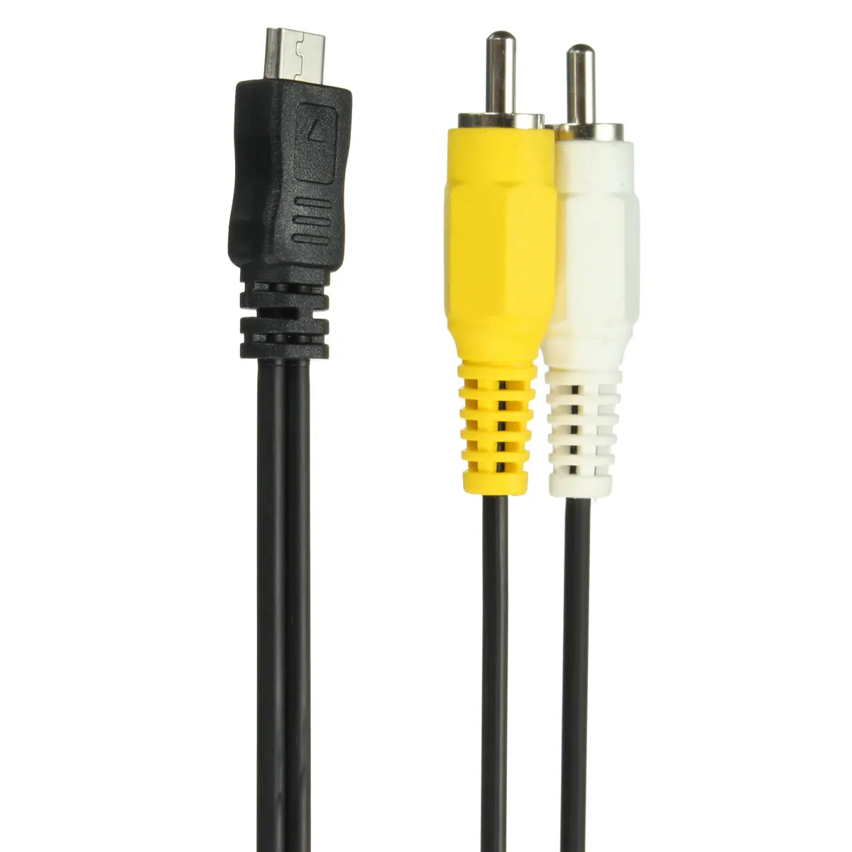 Micro USB штекер к 2 RCA AV адаптер Аудио Видео кабель 140 см для Samsung Android мобильный