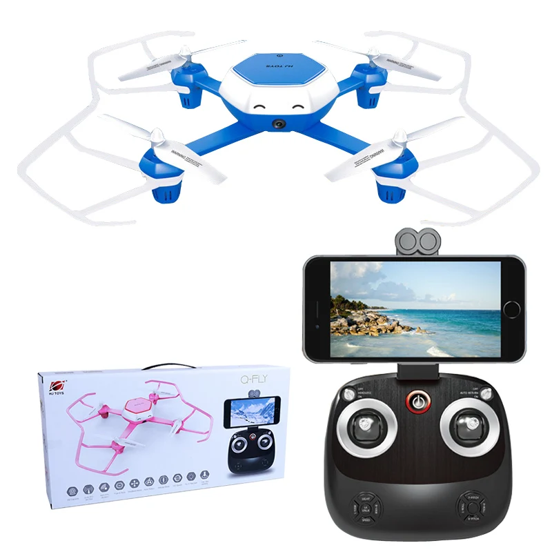 606 6W font b RC b font Drone with Camera HD 0 3MP WiFi FPV Drone