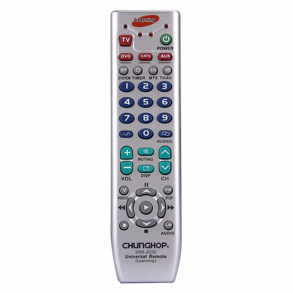 

CHUNGHOP SRM-403E Universal Intelligent Learning-Type Remote Control for TV VCR SAT CBL HIFI DVD CD VCD and Others