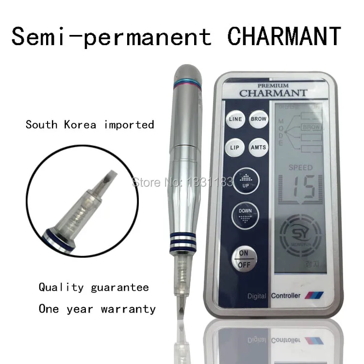 

New Panel Control Tattoo Machine For Permanent Makeup Eyebrows Lip Tattoo Professional Mricroneedle Therapy Forever Make Up