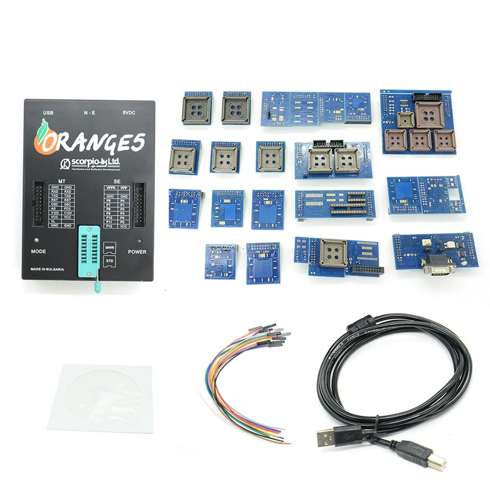 Новейший программатор V1.35 Orange5 с лицензией MTRK TMS M08V Full Packet Hardware + дополнительное