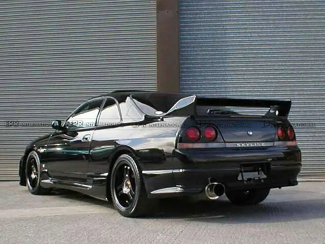 Skyline R33 GTS Top Secret Rear Bumper Spats (8)_1