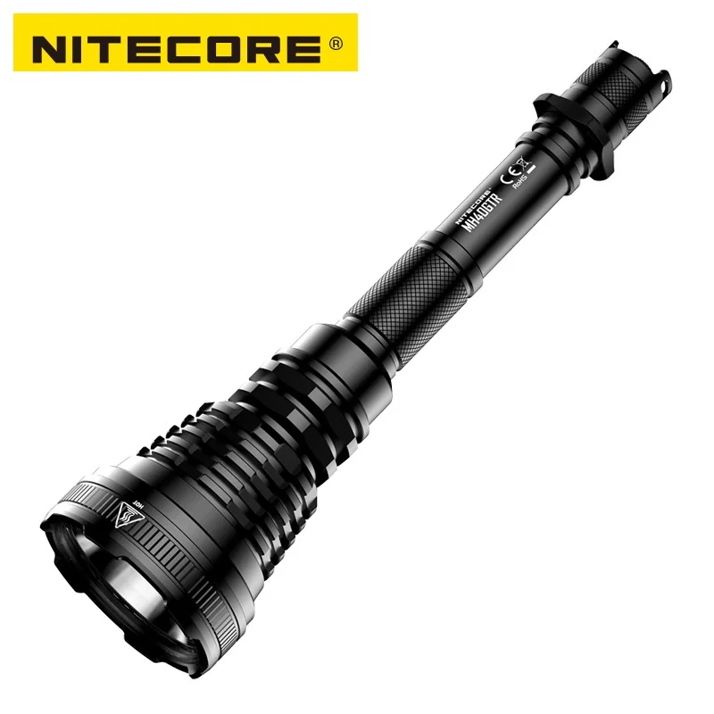 NITECORE MH40GTR светодиодный фонарь CREE XP-L HI V3 светодиодный 1200 люмен 1004 м охотничий поисковый фонарь с батареей 18650 - Испускаемый цвет: without battery