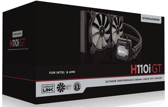 Для H100I GTX integrated кулер для воды 240 мм Холодный ряд дополнительно обновленная