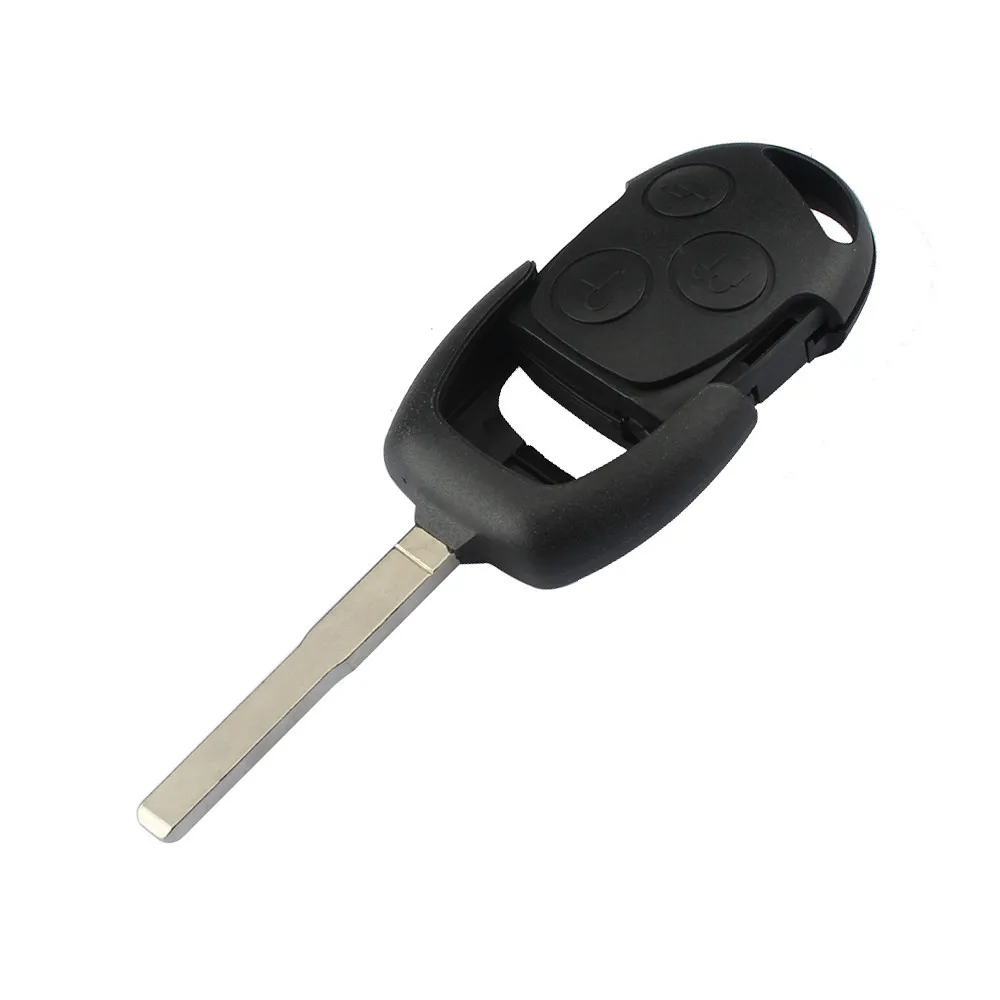 

Replacement Remote Car Key 3 Buttons Fit For Ford Fiesta 2003-2008 FOB 433MHz 4D63 Chip Auto Refit Remote Car Key