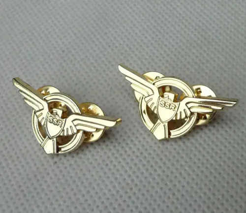 

STRATEGIC SCIENTIFIC RESERVE LAPEL SSR PIN CAPTAIN AMERICA AGENT CARTER PIN WING
