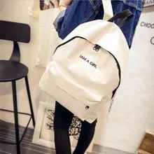 Zebella Simple Fashion Canvas Bag Female Korean Backpack For Women School Student Teenager Girl Mochila Escolar Women Backpack