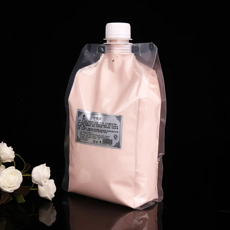

Silk Invisible Foundation Beauty Salon Cover Stains Concealer Brightening whitening moisturizing 1000ml