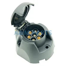 12V 7 пин Пластик прицеп розетка буксировочный трос для автомобильной проводки разъем адаптера