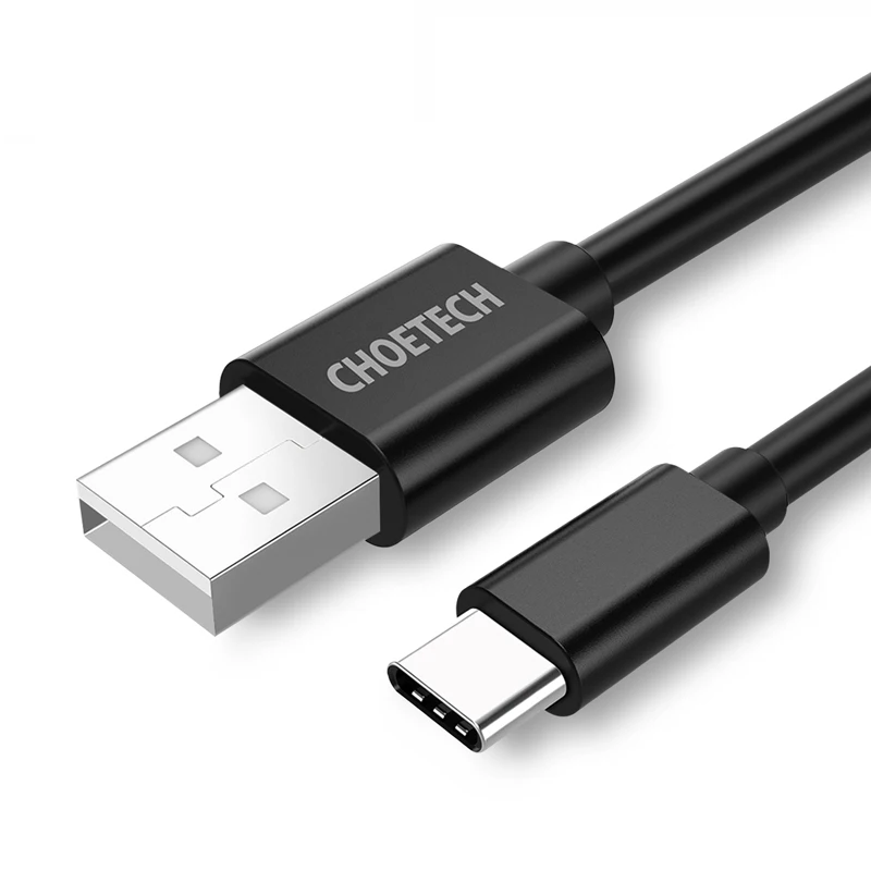 CHOETECH 10 шт. usb type-C кабель для быстрой зарядки данных type-C кабель 1 м для samsung S8 для Xiaomi Mi5 для Nexus 5X USB-C телефонный кабель